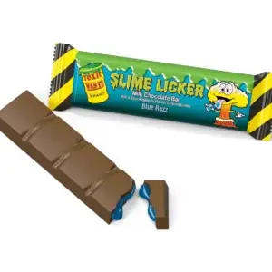 TOXIC WASTE SLIME LICKER BLUE RASPBERRY CHOCOLATE 50g